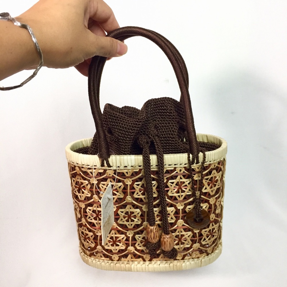The Sak Wicker Zuzu Small Satchel Purse View 5